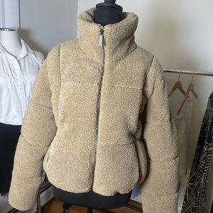 MICHAEL Michael Kors Beige Teddy Jacket